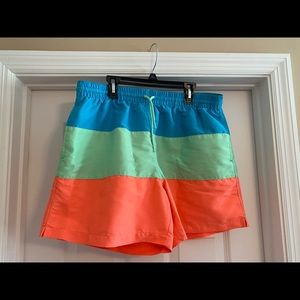 Men’s Chubbie swim trunks (size L)(mesh cut out)